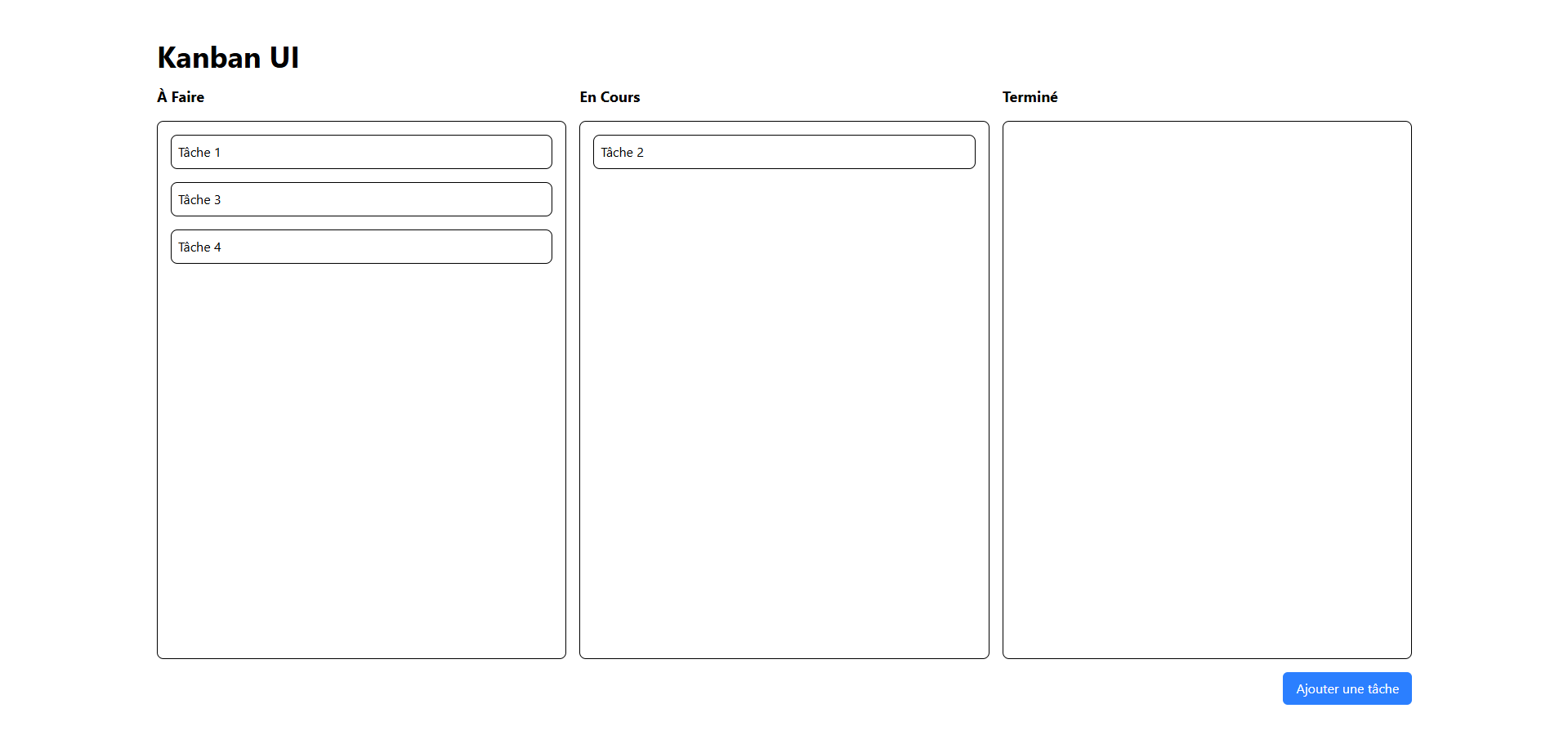 Kanban UI